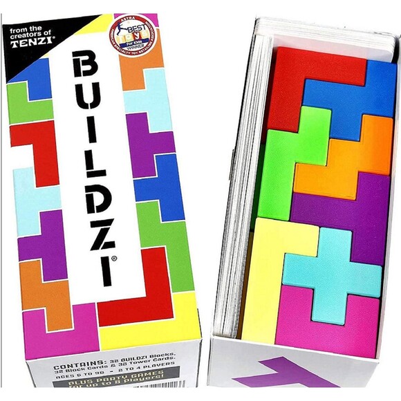 BUILDZI Fast Stacking Block Building Game Carma (makers TENZI SLAPZI) Family - Picture 2 of 4